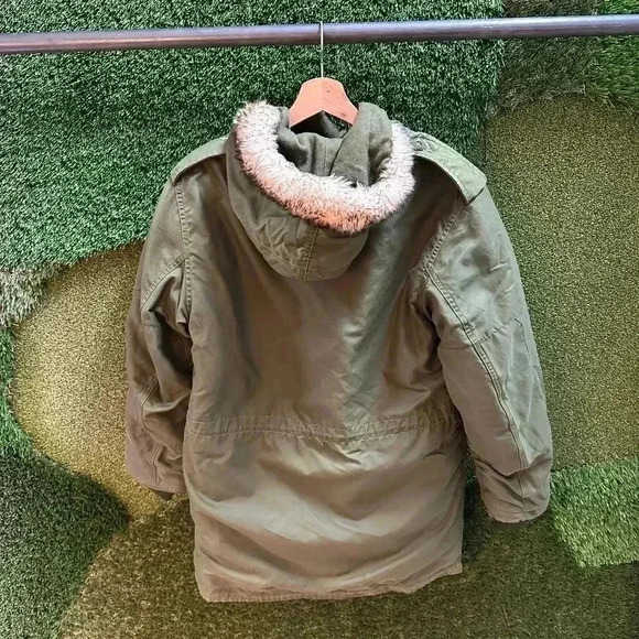 Vintage Military Field Jacket - Olive Green - Picture 2 of 6